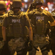 Police advance on demonstrators protesting the killing of teenager Michael Brown in Ferguson, Mo., Aug. 17, 2014. Brown was shot and killed by a Ferguson police officer Aug. 9, 2014.
Scott Olson/Getty Images
